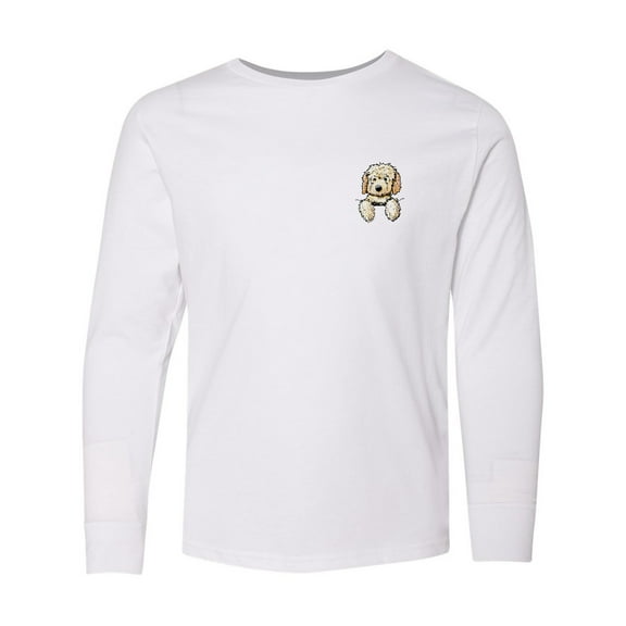 Inktastic Pocket Goldendoodle Long Sleeve Youth T-Shirt