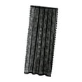 thumbnail image 4 of Cortina de encaje para ventana, gasa, color negro, romántica, ligera, estilo vintage, floral Estilo A, 4 of 9
