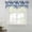 Blue, variant on Gray Garden Tie Up Valance Curtains for Windows, Kitchen Curtains Window Treatments, Retro Mountain Tree Forest Landscape Short Window Shades Valances for Bedroom Bathroom Cafe 54"x18"