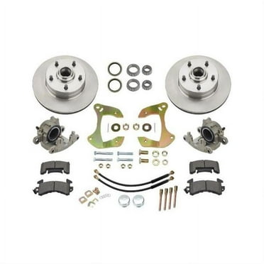 Speedway Motors Deluxe Disc Brake Kit, 1955-1964 Chevy Full-Size Car, For Stock Drum Brake Spindles Only, Improve Brake Performance with this Bolt-On Kit