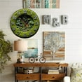 thumbnail image 4 of Moss Garden Wall Clock Unique Decor 10-Inch Silent Wooden Wall Clock, Battery Operated (AA Batteries Not Included), Artistic Home Decor, 4 of 7