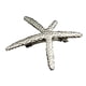 thumbnail image 5 of Elegante pinza para el cabello con forma de hoja, pluma o estrella. Pinza clásica bohemia. Plata, 5 of 6