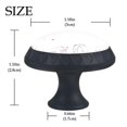 thumbnail image 3 of 4 Pcs Elephant Knobs for Kitchen Cabinet Cupboard Dresser Bookcase Drawer Pulls Handles Round Home Decor, 3 of 5