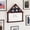 Mahogany, variant on Emma + Oliver Large Weathered Finished Solid Wood Memorial Flag Case with Certificate Holder and Shadow Box Display for 9'x5' Flag
