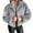 Gray, variant on IROINNID Women's Winter Jacket Solid Color Long Sleeve Warm Street Loose Casual Cardigan Coat, Pink