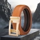 thumbnail image 5 of Belt Automatic Leather Western Decorative Waist Belt, Women Men Business Suit, Easy-Click No Holes Coloured Buckle, High-Quality Leather Foldable Adjustable, for Office Professional Wear,, 5 of 9