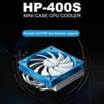 thumbnail image 1 of Mini Radiador Jonsbo HP-400S Ventilador de refrigeración de CPU HTPC Case All-In-One PC 4 Heat Pipe Radiator, 1 of 9