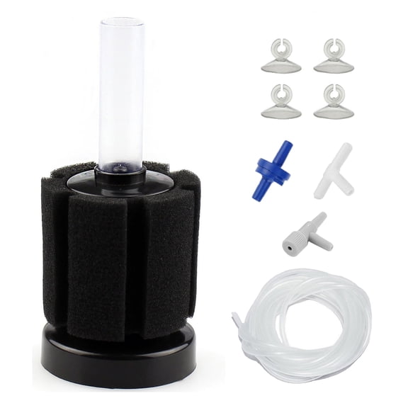 Aquaneat Sponge Filter, up to 10Gal, for Betta, Nano, Fish Tank with Accessories