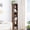 Brown, variant on Zenira 68.5 Inches Small Tall Narrow Corner Bookshelf, 6 Shelf Cubby Storage Organizer for Small Spaces, Freestanding Storage Cabinet for Bedroom Library Living Room Home Office, Brown