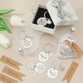 thumbnail image 5 of Bocaoying 20 Sets Employee Appreciation Keychains Gifts, 60 Pcs Stainless Steel Thank You Keychains Bulk with Cards and Organza Bags,Thank you Gift for Coworkers, Caregivers,  Staff, Sliver, 5 of 8