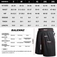 thumbnail image 4 of Pantalones cortos deportivos BALENNZ para hombre con bolsillos y cintura elástica, 4 of 5