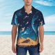 thumbnail image 2 of Fotbe Astronaut In A Space Suit On The Planet Camisa Hawaiana para Hombre Unisex – Camisa Casual de Verano con Botones de Manga Corta de Algodón y Lino,3X-Large, 2 of 7