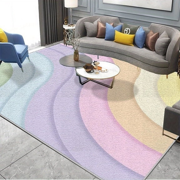 6.5'x10' carpet rug boho carpet colorful area rug high traffic area rug traditional area rug