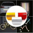 thumbnail image 3 of 1pcs- Reflective Decal Safety Warning, Sticker Tape For Car, Motorcycle, 3 of 4