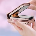 thumbnail image 4 of HCTian for Samsung Z Flip 4 Lanyard Leather Phone Case Shockproof Cover, 4 of 7