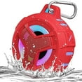 thumbnail image 1 of wonima11 Bluetooth Shower Speaker, Waterproof Portable Speakers IPX7 Floating, True Wireless Stereo BT 5.0 Speaker with Bass, 2000mAh LED Light for Shower, Pool, Beach, Gifts for Women- Red, 1 of 1