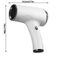 thumbnail image 3 of Riforla Portable USB Charging Plug In 2 In 1 Hair Dryer With Fast Drying Technology Suitable For Travel And Home Use Hair Care White, 3 of 4