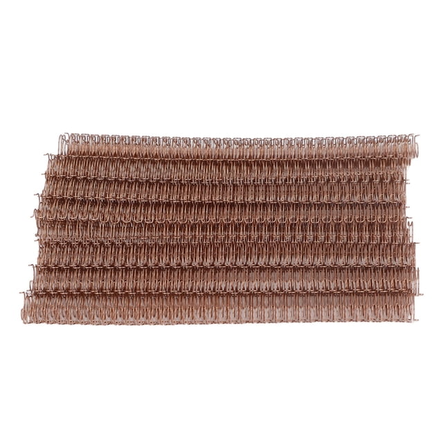 100Pcs Double Wire Binding Spines, 100 Sheet Capacity 3:1 Pitch Binding Wire For Letter Size