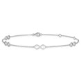 thumbnail image 3 of Diamond2Deal 925 Sterling Silver Rh-plated Infinity 9in Plus 2in ext. Anklet for Women, 3 of 6