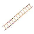 thumbnail image 2 of Zhaomeidaxi Parrot Ladder, Wooden Ladder with Colorful Beads Steps Climbing Bridge Bird Cage Play Toy for Conure Parakeet Budgie Cockatiels Lovebirds, 2 of 8