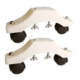 thumbnail image 2 of simhoa 2 Pieces Infrared Heater Stand with Wheels Movable Support Easily Install Length White, 2 of 8