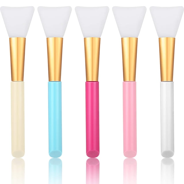 Aplicador de barro facial, herramientas de arcilla, silicona suave, 20 unidades