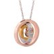 thumbnail image 1 of Collar para mujer, joyería para mujer, joyería para mujer, collar para el día de la madre, colgante de aleación con diamantes de imitación circulares, joyería con cuentas de transferencia MOM MOM, col, 1 of 2