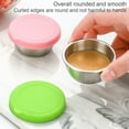 thumbnail image 4 of Oiur 50 ml Sauce Cup Leak-proof Large Capacity Stainless Steel Small Seasoning Bowl with Silicone Cover Home Supplies, 4 of 8