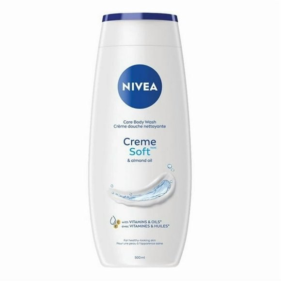 NIVEA Creme Soft Body Wash for Women with Almond Oil | Body Cleanser | Shower Cream for all skin types, Dermatologically tested, 500 mL