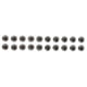 thumbnail image 1 of 20pcs Impermeable 4D Eyes Fly Fishing Lure Tying Dolls Craft Template - 2 6mm, 1 of 6