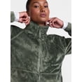 thumbnail image 5 of Ozark Trail Women's and Women's Plus Zip Up Fleece Jacket, Sizes XS-3X, 5 of 6