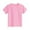 Pink, variant on Huanglei Printed Children's Fashion Loose T Shirt Girls' Graphic Tees Breathable Trendy Tops
