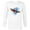 White, variant on Avatar: The Way of Water Jake Sully Riding Skimwing Painted - Long Sleeve T-Shirt for Men - Customized-White