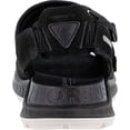 thumbnail image 4 of Women's ECCO Exowrap 2 Strap Buckle Sport Sandal Black/Black Textile/Leather, 4 of 6