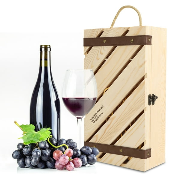 Red Wine BoxRed Wine Box Wooden Wood Wine Box Bottle Wine Box User-Friendly Design