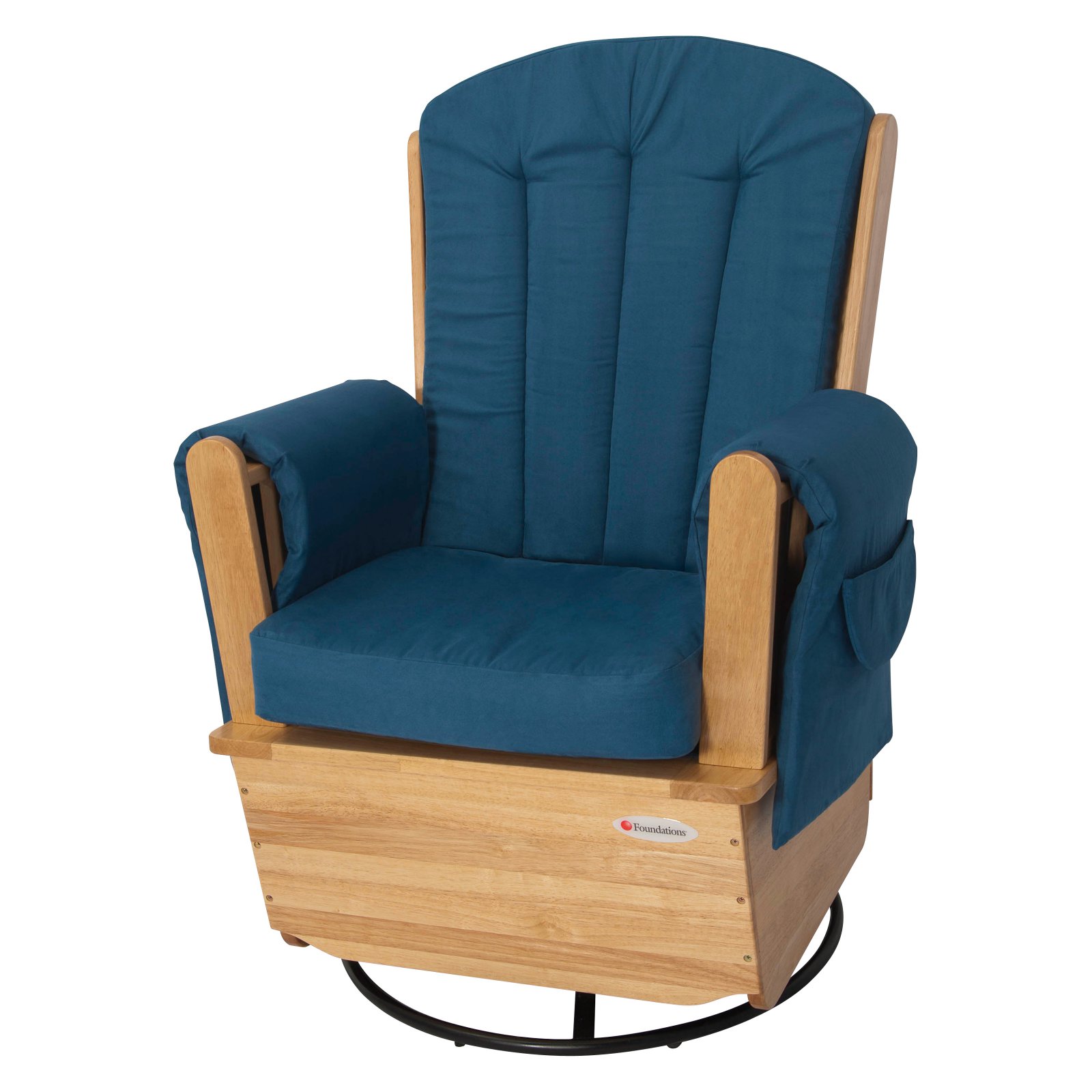teal glider rocker