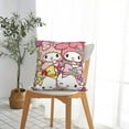 thumbnail image 4 of Hello Kitty Pillow Cover, Square Throw Pillow Cases For Couch Sofa Bed Living Room,Home Decorative, 20"X20", 4 of 9