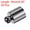 Black 5.5mm, variant on REGALWOVEN Cord End Cap Stainless Steel Barrel End Caps for DIY Bracelets Necklaces Tassels Silver Tone 1.5mm