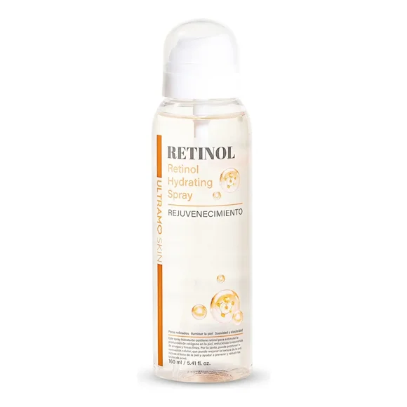 Spray Hidratante Retinol Reduce Manchas y Poros Piel Uniforme y Luminosa 160ML ULTRAMO