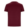 thumbnail image 3 of CHEEREAM Men's T Shirt Short Sleeve Crew Neck T-Shirts Casual Summer Classic Basic Tees with Pocket Wine M, 3 of 5