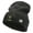 Dk Grey, variant on US Army Retired Military Embroidered Long Beanie - Black OSFM