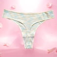 thumbnail image 5 of IFNWSV Womens Thong Underwear Low Rise Ribbed Breathable Stretch Panties for Women Comfort Fit Daily Wear Green XL, 5 of 5