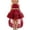 Red, variant on Flower Girls Dress High Low Wedding Dresses Gown with Bow Back Birthday Party Swing A-Line Dresses,1-2Years