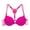 Hot Pink, variant on XMMSWDLA Women's Strappy Sports Bra Criss Cross Back V Neck Yoga Workout Bra Tops Wireless Bras for Women Bras for Women Full Coverage