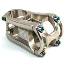 ZTZ Mountain Bike Stem,31.8mm 50mm Bicycle Aluminum Alloy Short Handlebar Stem for Most Bicycle, Road Bike, Mountain Bike, Cycling Handlebar Accessories (Sliver)