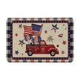 thumbnail image 5 of 4th of July Decorations, Welcome Doormat Flags Door Mat With Slip Resistants Rubber Vintage Linen Floor Mat for 4th Of July Independence Day Indoor Outdoor Home, 5 of 8