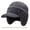 Gray, variant on Men's autumn and winter new knitted woolen hat men's velvet thickened cycling flip-up cold hat Baotou pullover hat wholesale