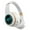 White#6, variant on Bluetooth Headphones with LED Lights, Wireless Over-Ear Headphones with 40mm Drivers, HiFi Stereo Sound, Bluetooth 5.3, Foldable Design, 10-Hour Playtime, Type-C Charging - White/Pink/Green/Blue