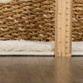 thumbnail image 3 of Hauteloom Thian Living Room, Bedroom Area Rug - Farmhouse - High Pile - Bone, Black - 7'10" x 10', 3 of 11