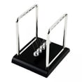 thumbnail image 1 of 4xNewtons Cradle Balance Balls Con Soporte De Madera Para Decoración De Escritorio Y Oficina S, 1 of 8